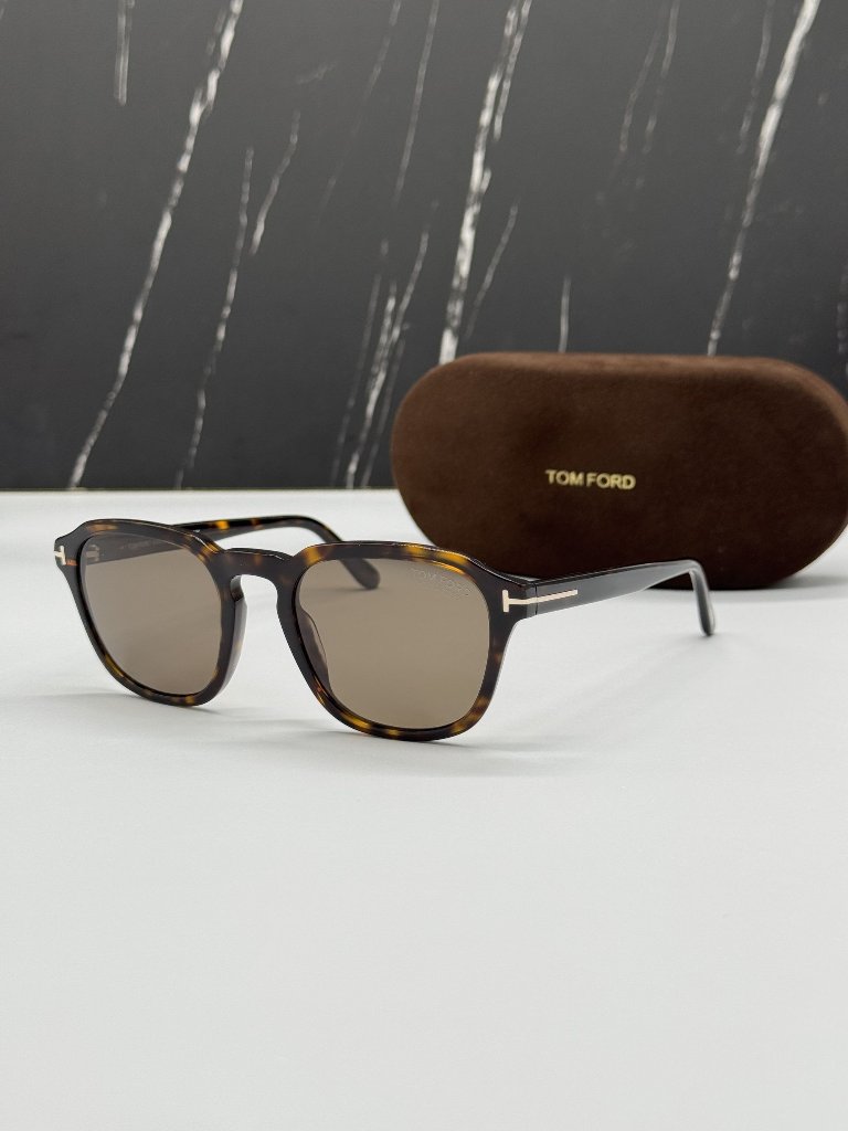 New Tom Ford Avery Ft0931/S 52h Sunglasses Men Havana Polarized Eyewear Tf931